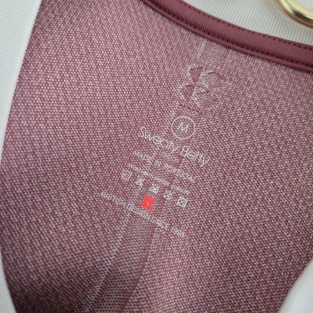 Sweaty Betty Interval Seamless Workout Athletic Dress Pink Mauve Size Medium - Picture 8 of 8